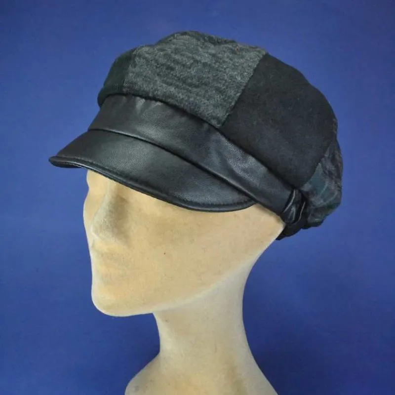 Achat casquette gavroche hiver femme - Gavroche noir