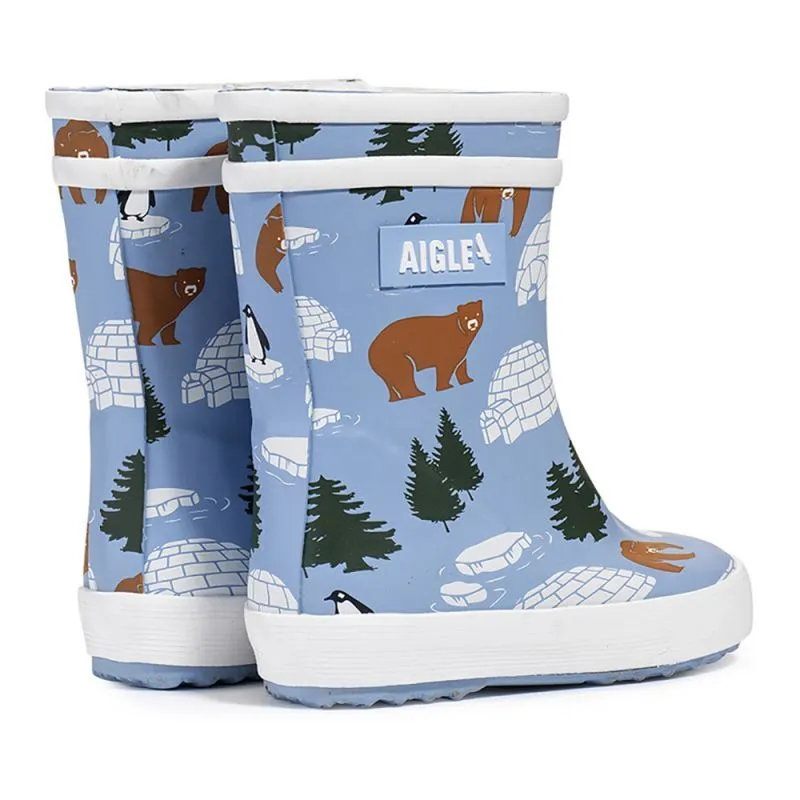 Aigle Baby Flac Fur Print - Bottes de pluie enfant