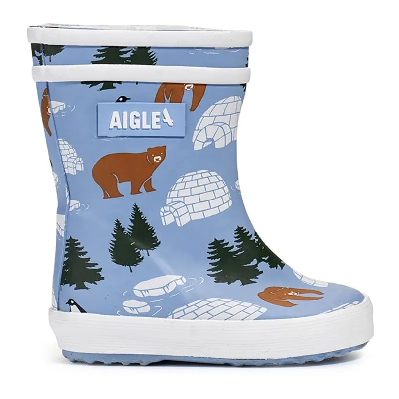 Aigle Baby Flac Fur Print - Bottes de pluie enfant