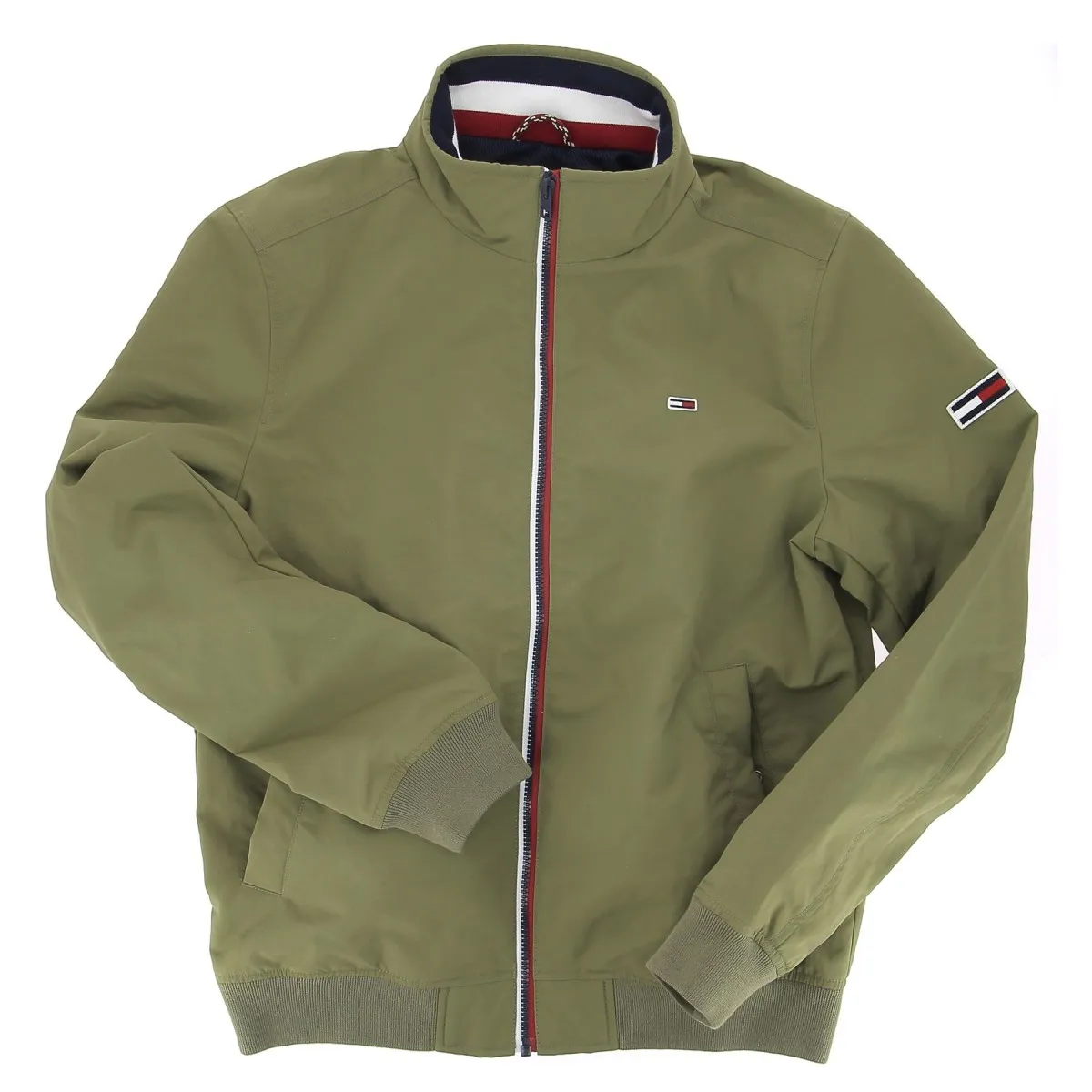 Blouson homme bomber TOMMY JEANS kaki - Matière-noble - 69€