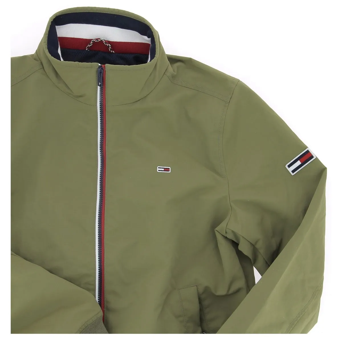 Blouson homme bomber TOMMY JEANS kaki - Matière-noble - 69€