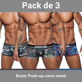 Boxer camo mesh push-up - Lot de 3 - ADDICTED : vente de Lots pour ...