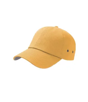 Casquette 6 panneaux action mixte jaune Atlantis