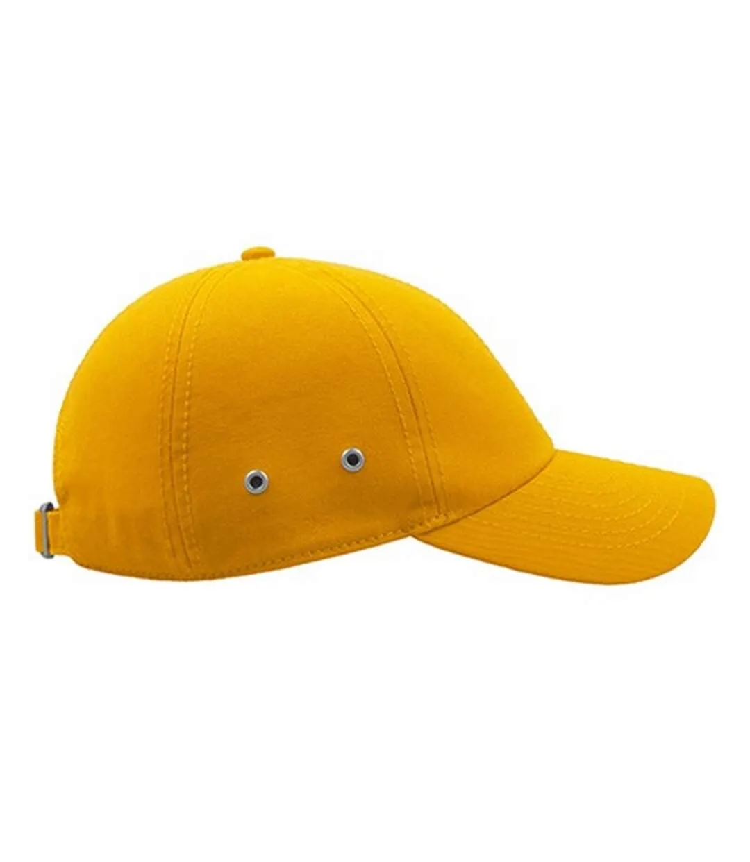 Casquette 6 panneaux action mixte jaune Atlantis