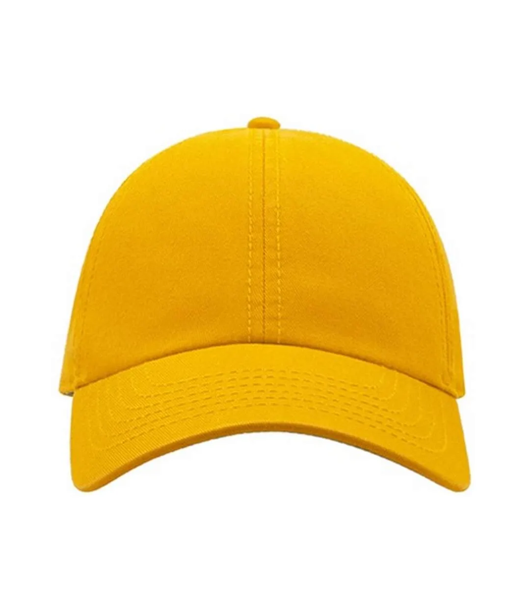 Casquette 6 panneaux action mixte jaune Atlantis