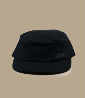 casquette army noir Kangol - Cotton Twill Army Cap black par Kangol : Headict