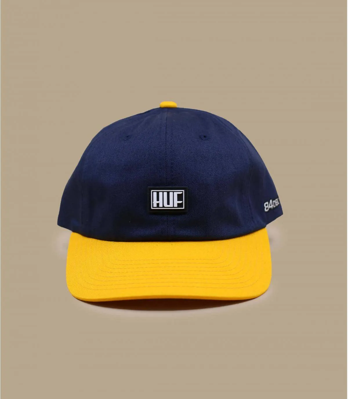 casquette Huf bleu jaune - DBC Clips navy Huf : Headict