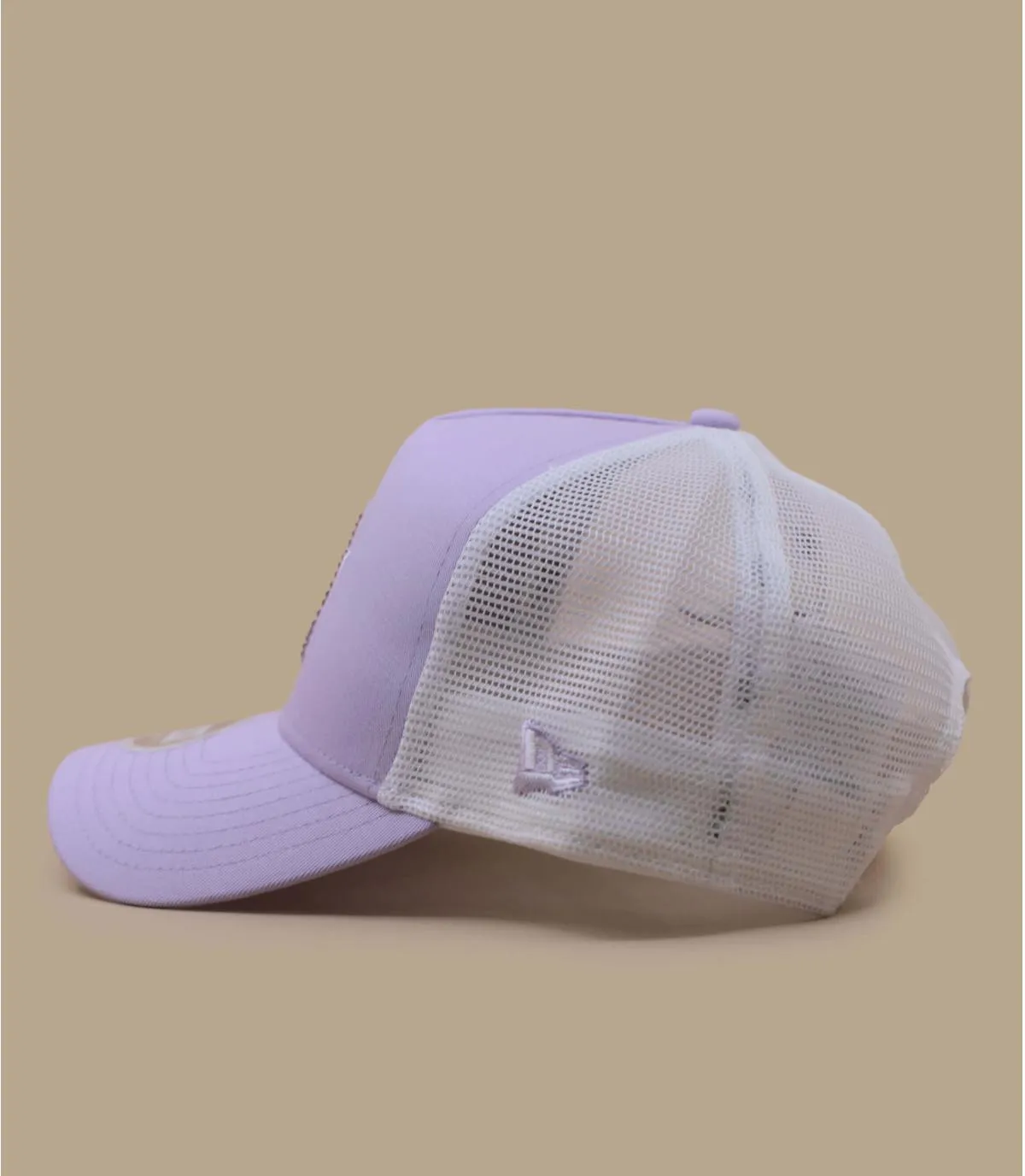 Casquette trucker femme NY velours violet - Casquette Wmn Rhinestone Trucker NY lavander New Era : Headict