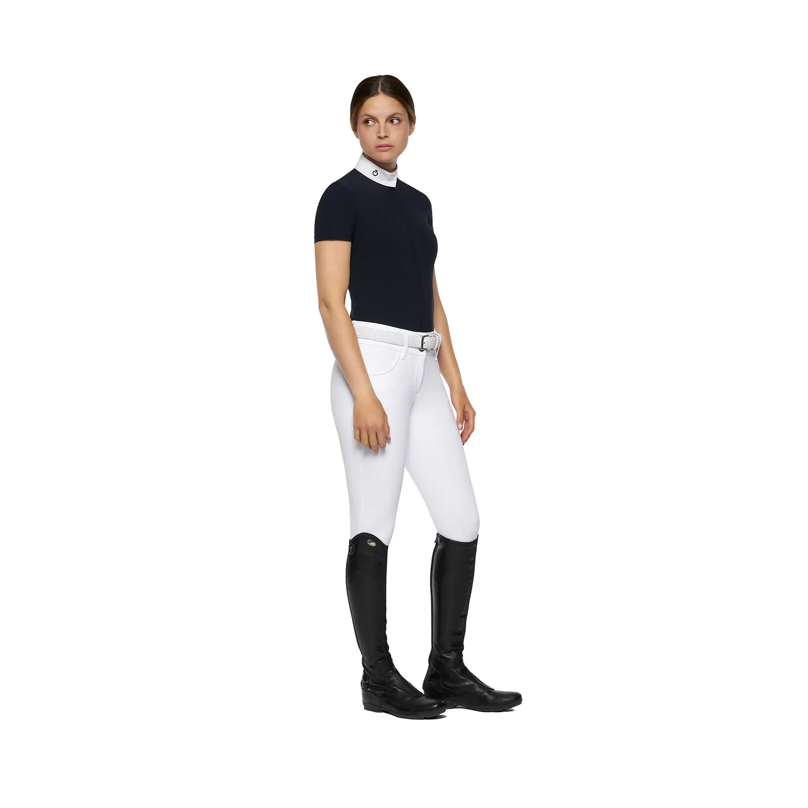 Cavalleria Toscana Polo de concours manches courtes pour femme