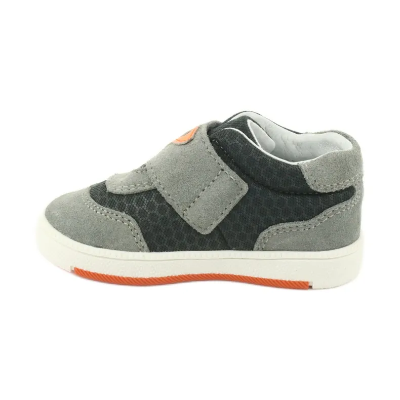 Chaussures de sport baskets avec Velcro Bartek 71141 gris