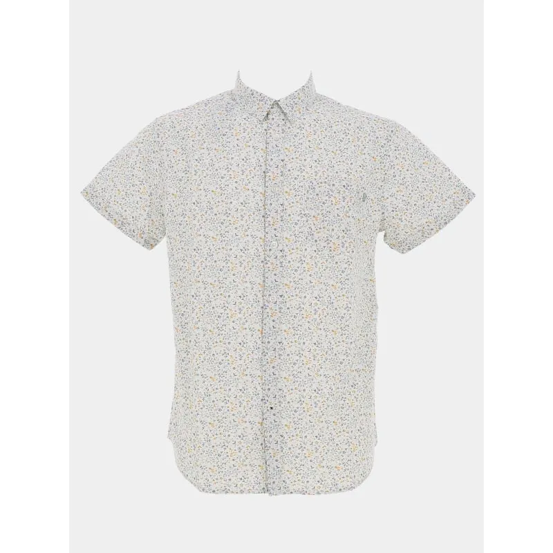 Chemise en lin regular blend blanc homme - Tommy Jeans | wimod