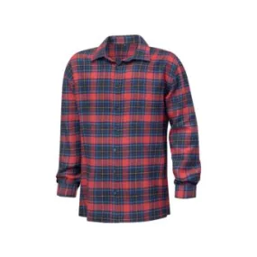 Chemise à carreaux en flanelle, rouge-bleu ⋆ Lehner Versand