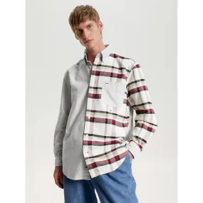 Chemise à rayures et carreaux global homme - Tommy Hilfiger | wimod