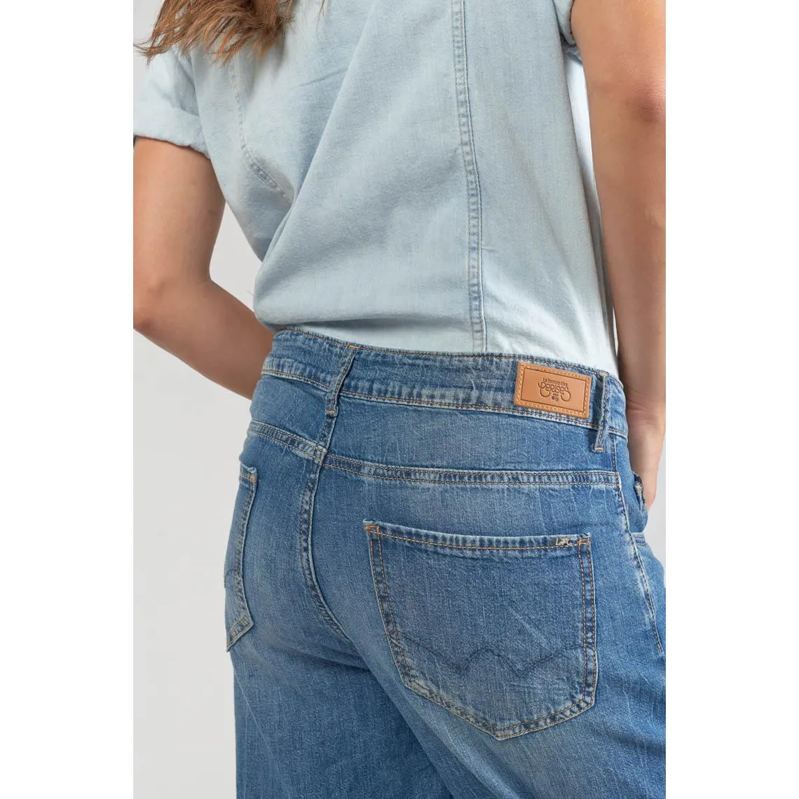 Combinaison loose, large en jeans COZETTE bleu | 3 Suisses