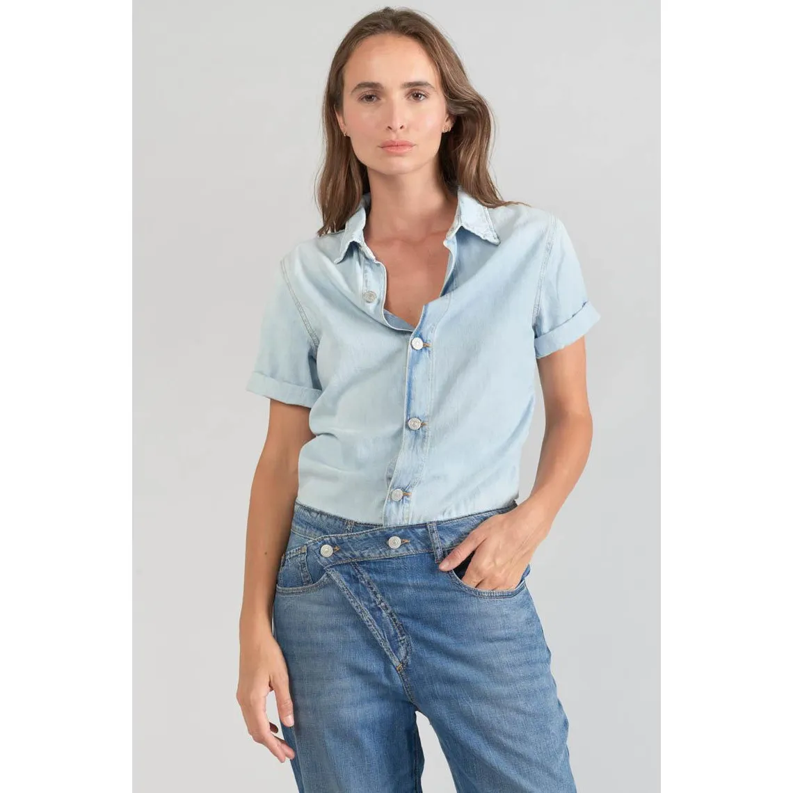 Combinaison loose, large en jeans COZETTE bleu | 3 Suisses