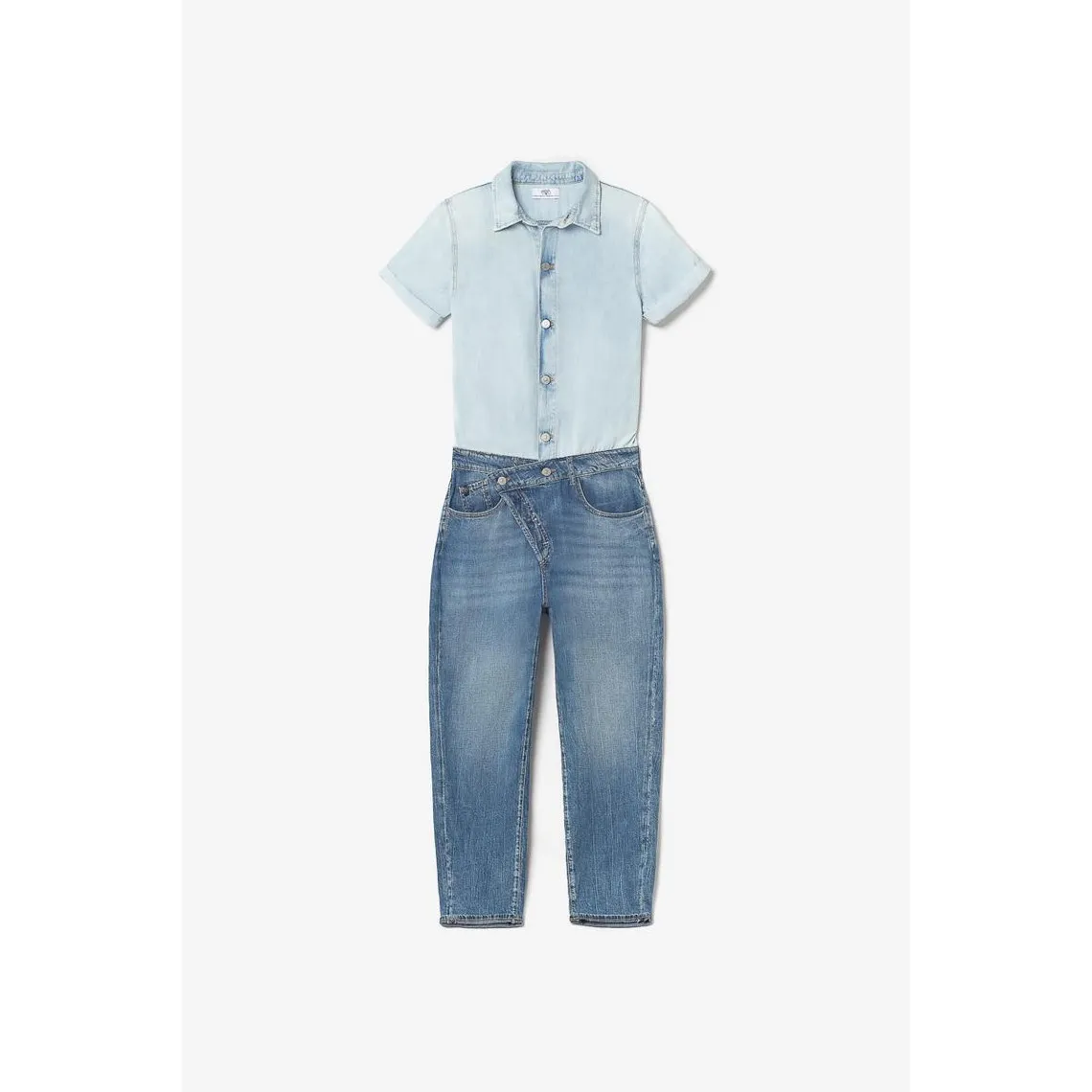 Combinaison loose, large en jeans COZETTE bleu | 3 Suisses