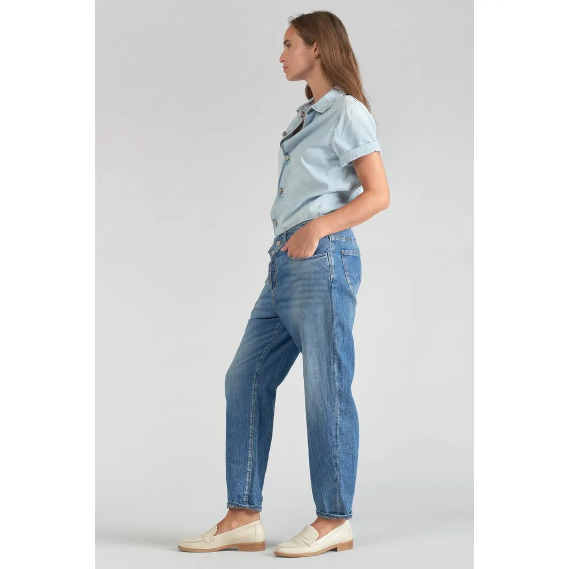 Combinaison loose, large en jeans COZETTE bleu | 3 Suisses