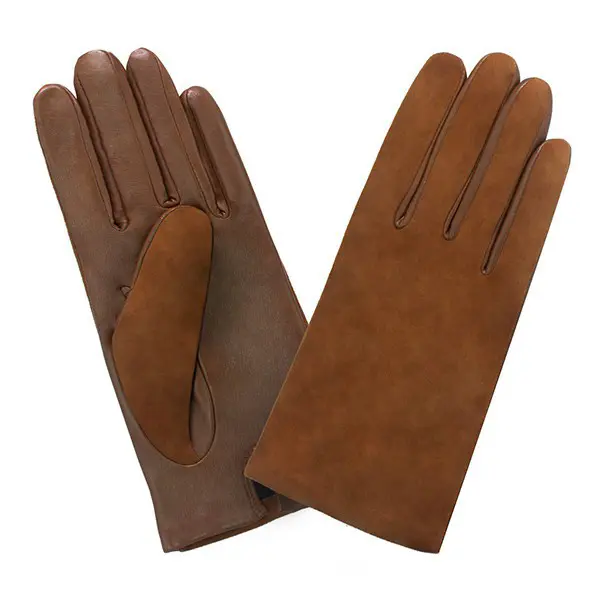 Gants Prestige Suède T8 Cuir d'Agneau Camel | Glove Story