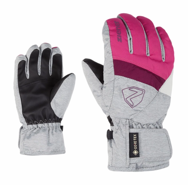 Gants Ziener Enfant Leif GTX Glove Pop Rose/Light Melange