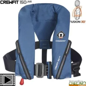 Gilet de Sauvetage Crewsaver 150N Junior Automatique Bleu