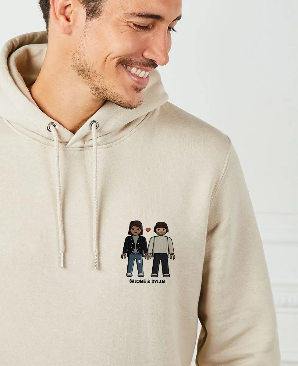 Hoodie homme Couple jouet personnalisé