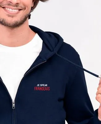 Hoodie homme Je speak Franglais (brodé)