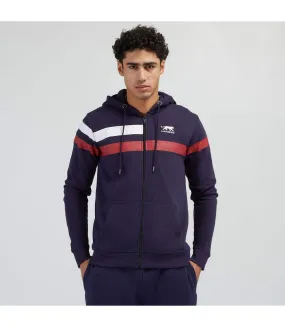 HOODIE ZIPPE TRICOLORE