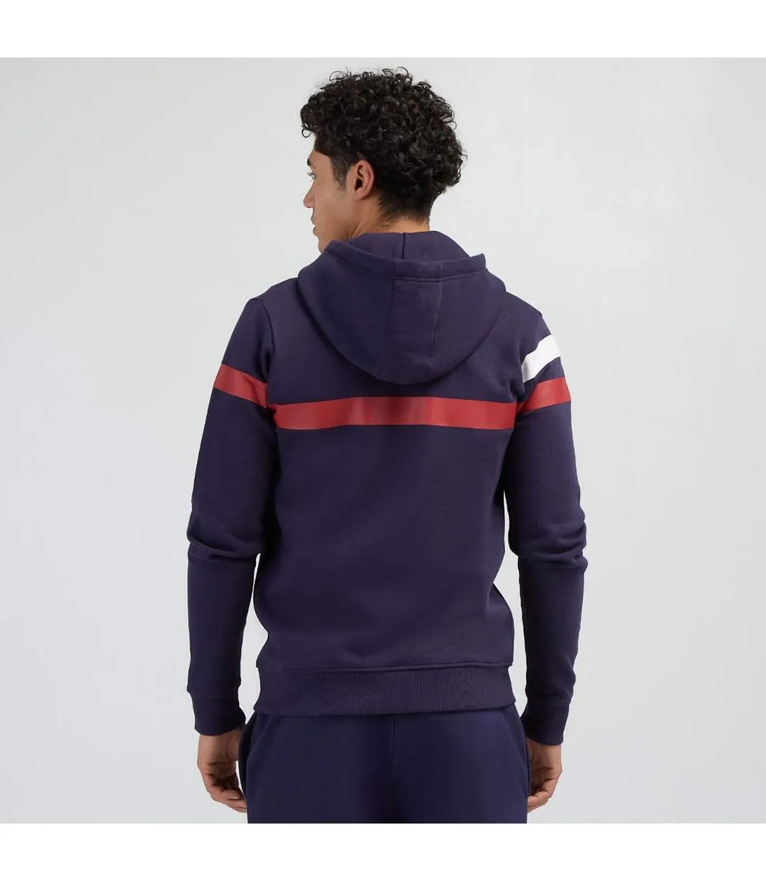 HOODIE ZIPPE TRICOLORE