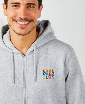 Hoodie zippé homme Cool Dads Club (brodé)