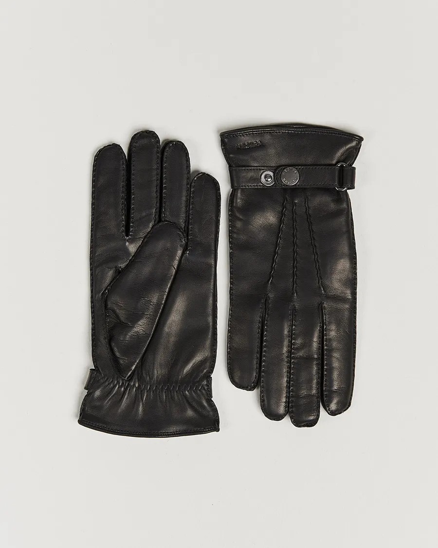 Jake Wool Lined Buckle Glove Black