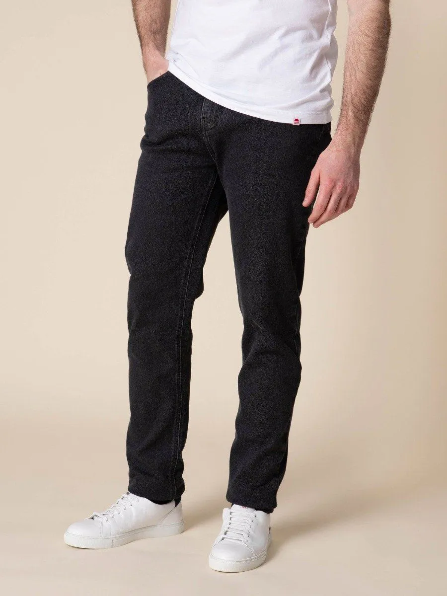 JEANS AJUSTE 105N DELAVE ATHLETIQUE coton bio superdenim flex noir graphite | 1083