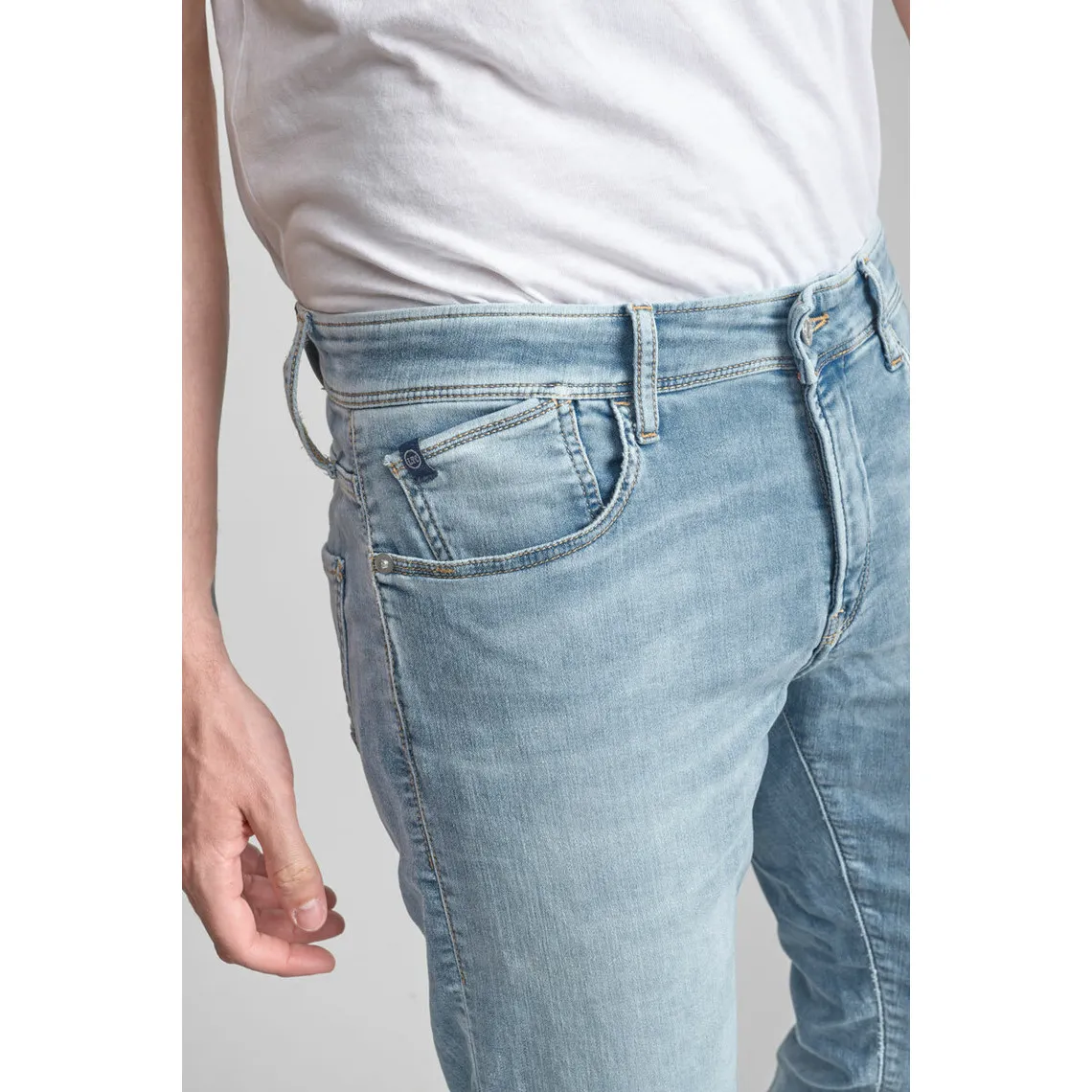 Jeans ajusté super stretch 700/11, longueur 34 bleu Wynn | 3 Suisses