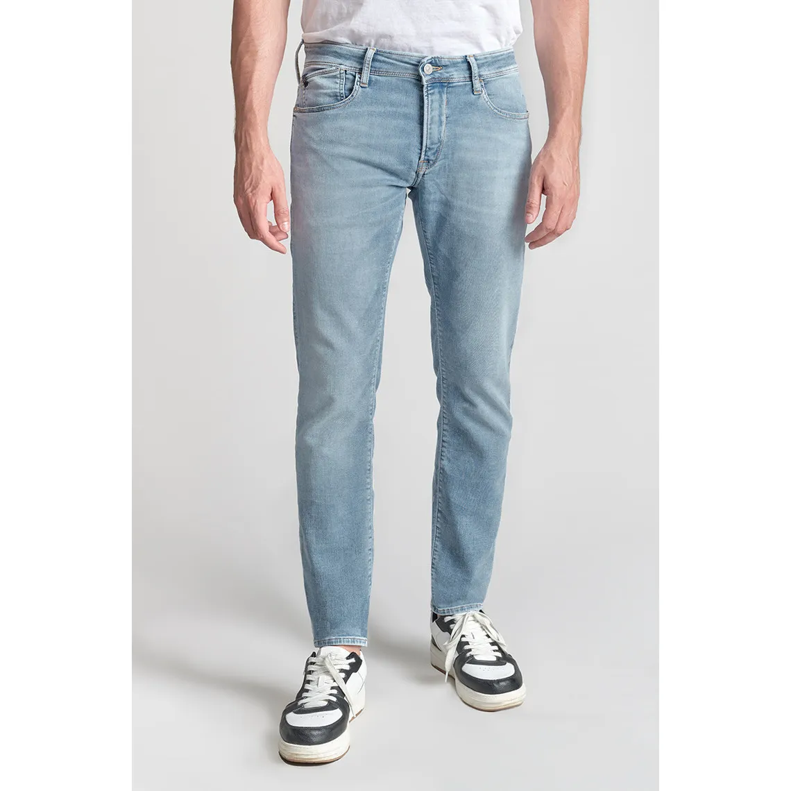 Jeans ajusté super stretch 700/11, longueur 34 bleu Wynn | 3 Suisses