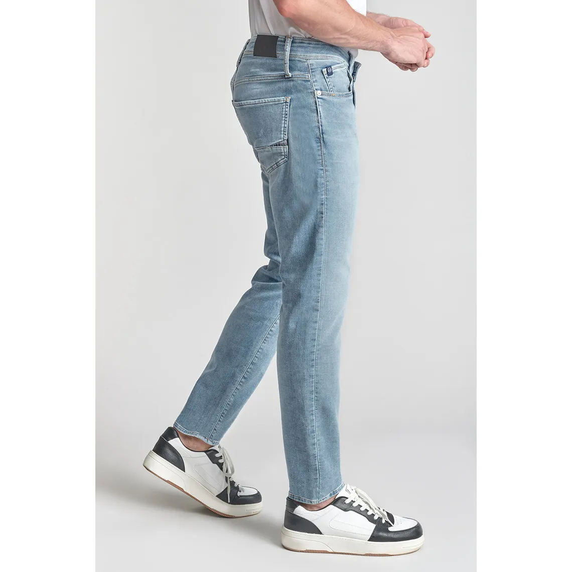 Jeans ajusté super stretch 700/11, longueur 34 bleu Wynn | 3 Suisses