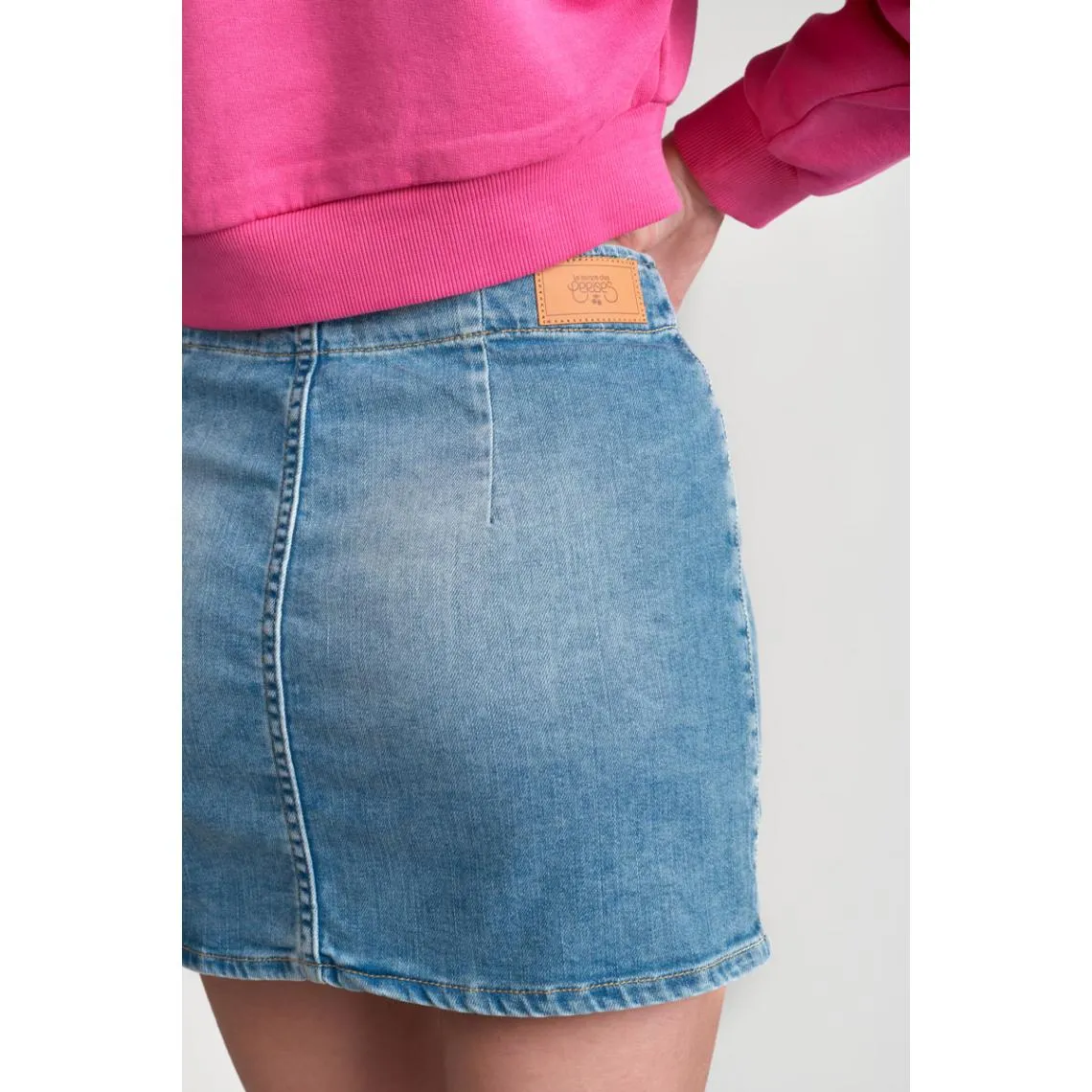 Jupe droite en jeans ZAZA bleu Tara | 3 Suisses