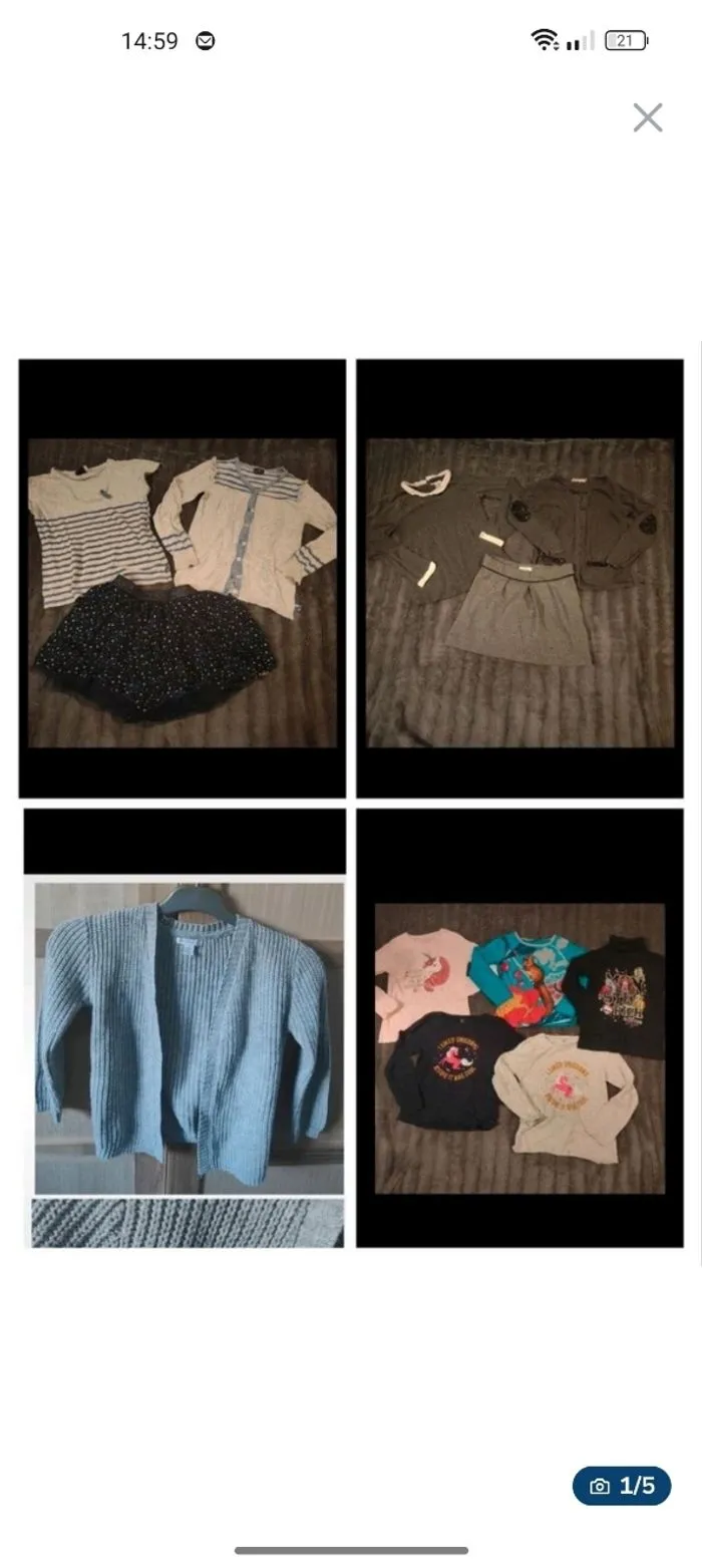 Lot vêtements fille 8 ans - Sergent Major - 8 ans  | Beebs