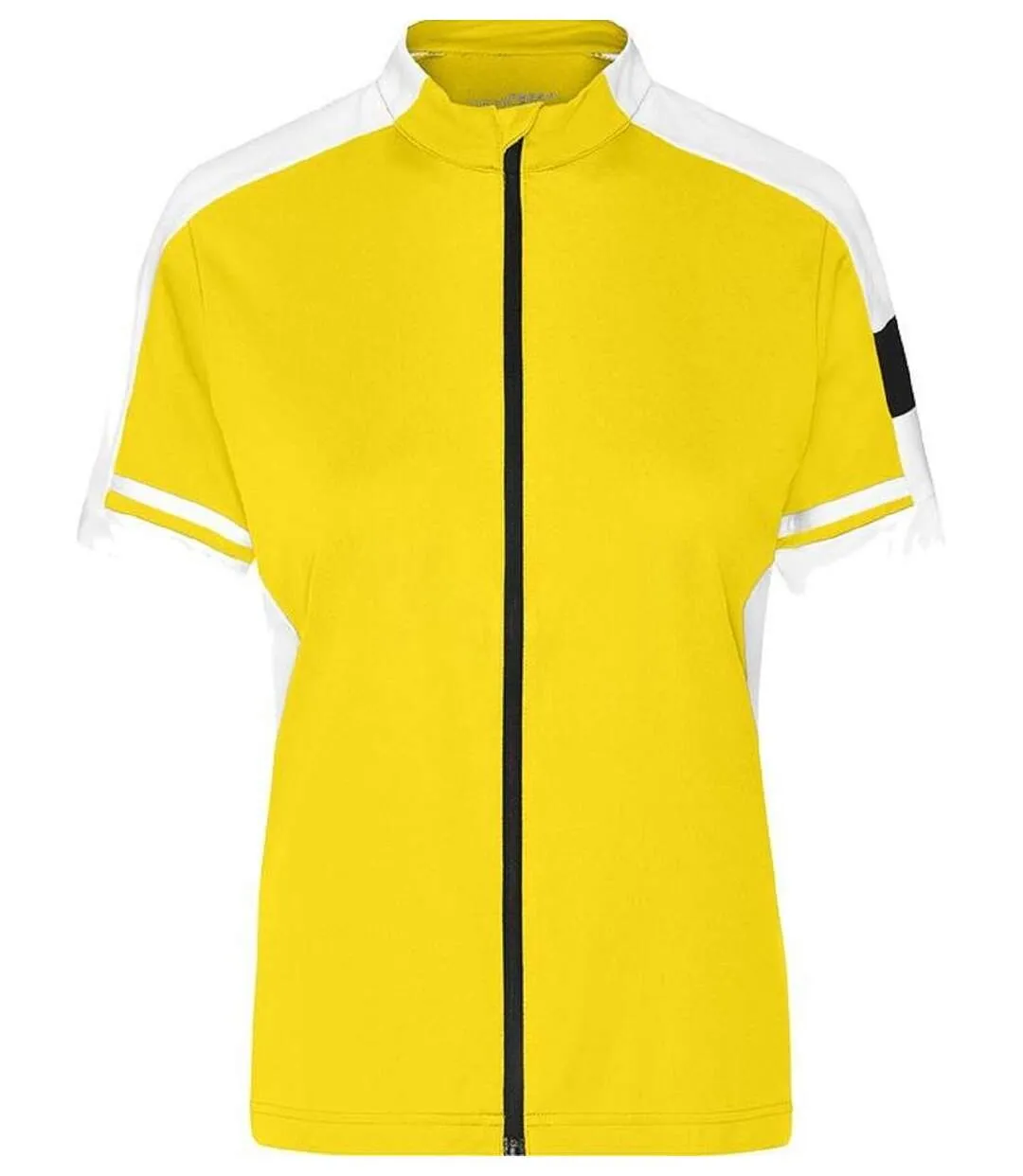 maillot cycliste zippé FEMME JN453 - jaune