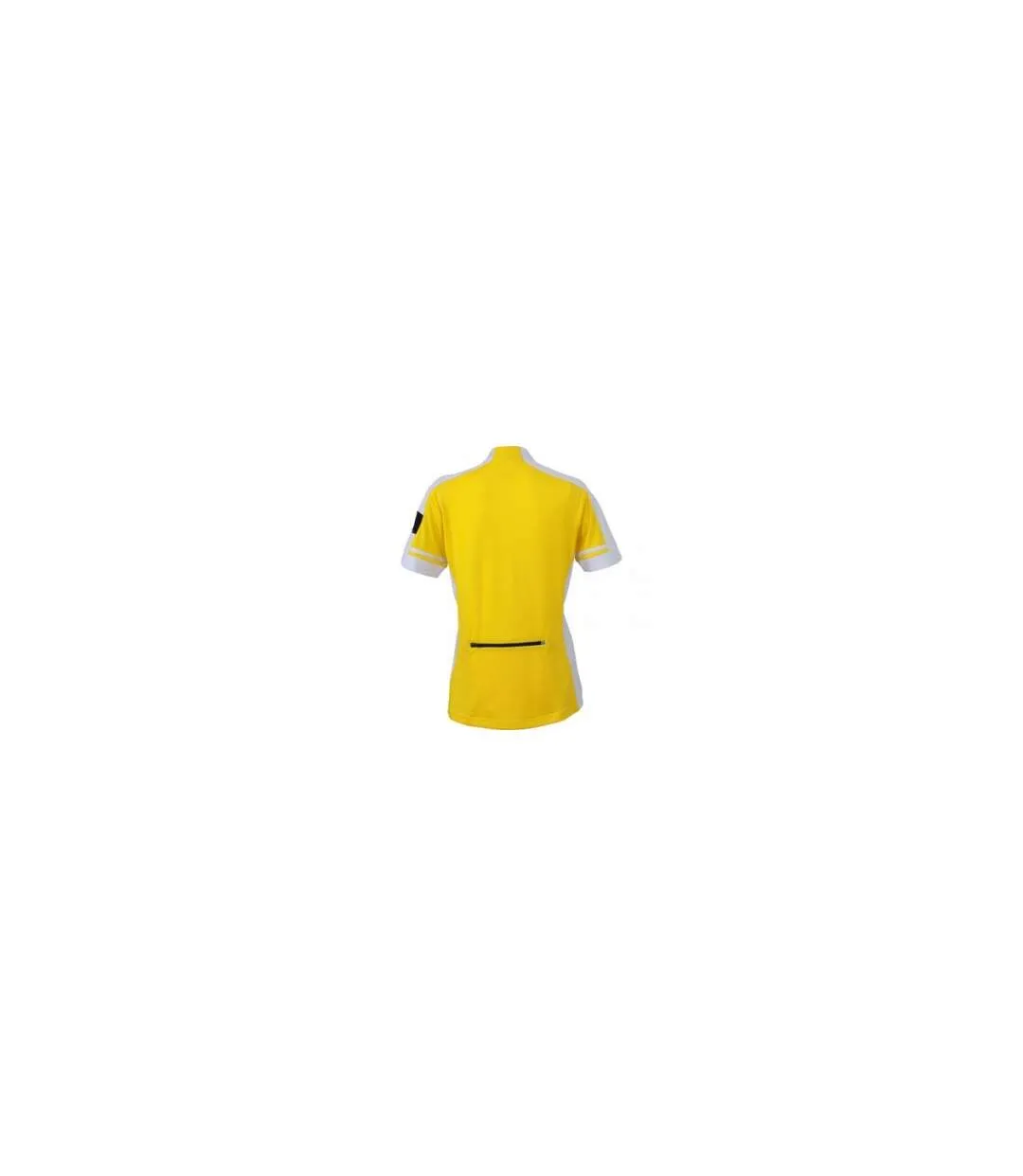 maillot cycliste zippé FEMME JN453 - jaune