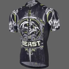 Maillot velo tête de mort BEAST pour homme