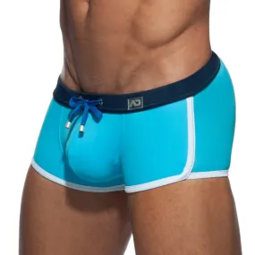 Mini Boxer de bain Plain Swim - turquoise - ADDICTED : vente maillo...