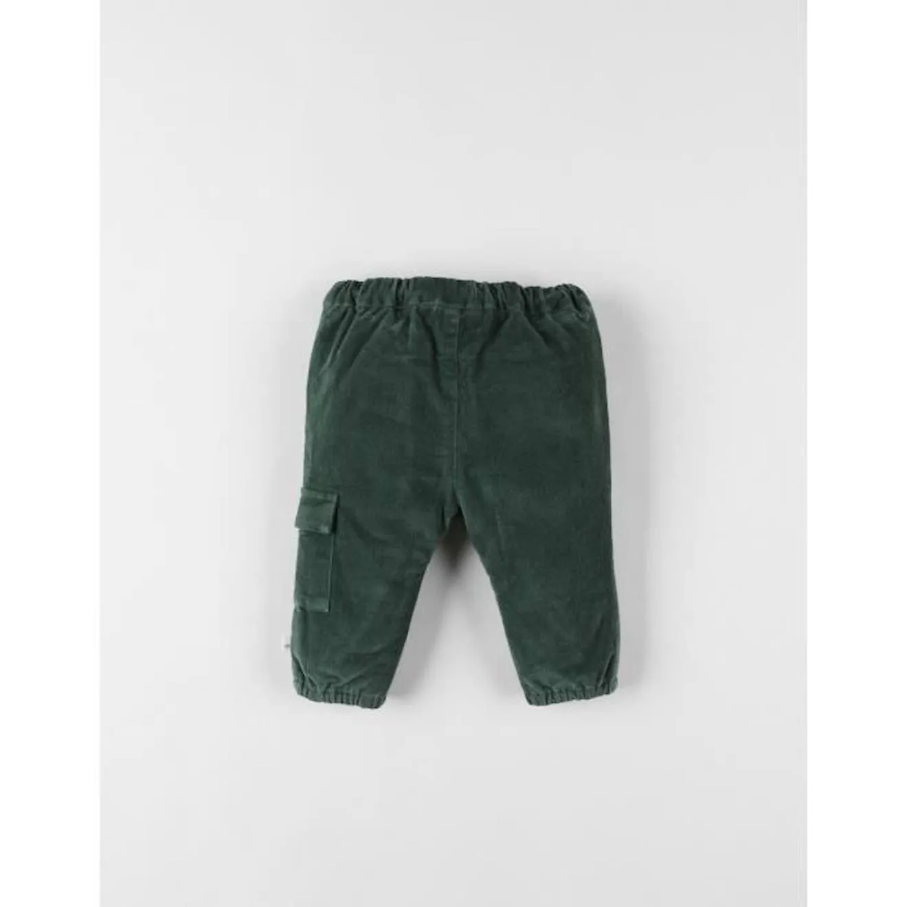 Pantalon en velours côtelé vert - Noukies