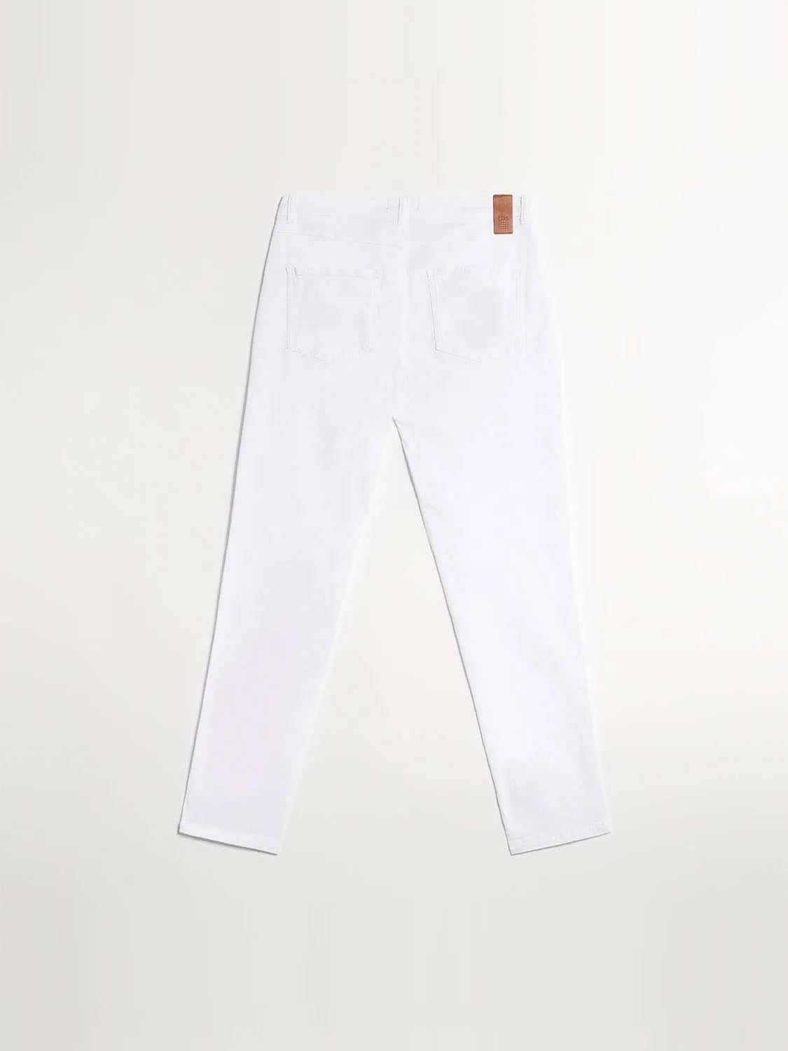 Pantalon Femme 7/8 Coton Biologique Blanc tbs