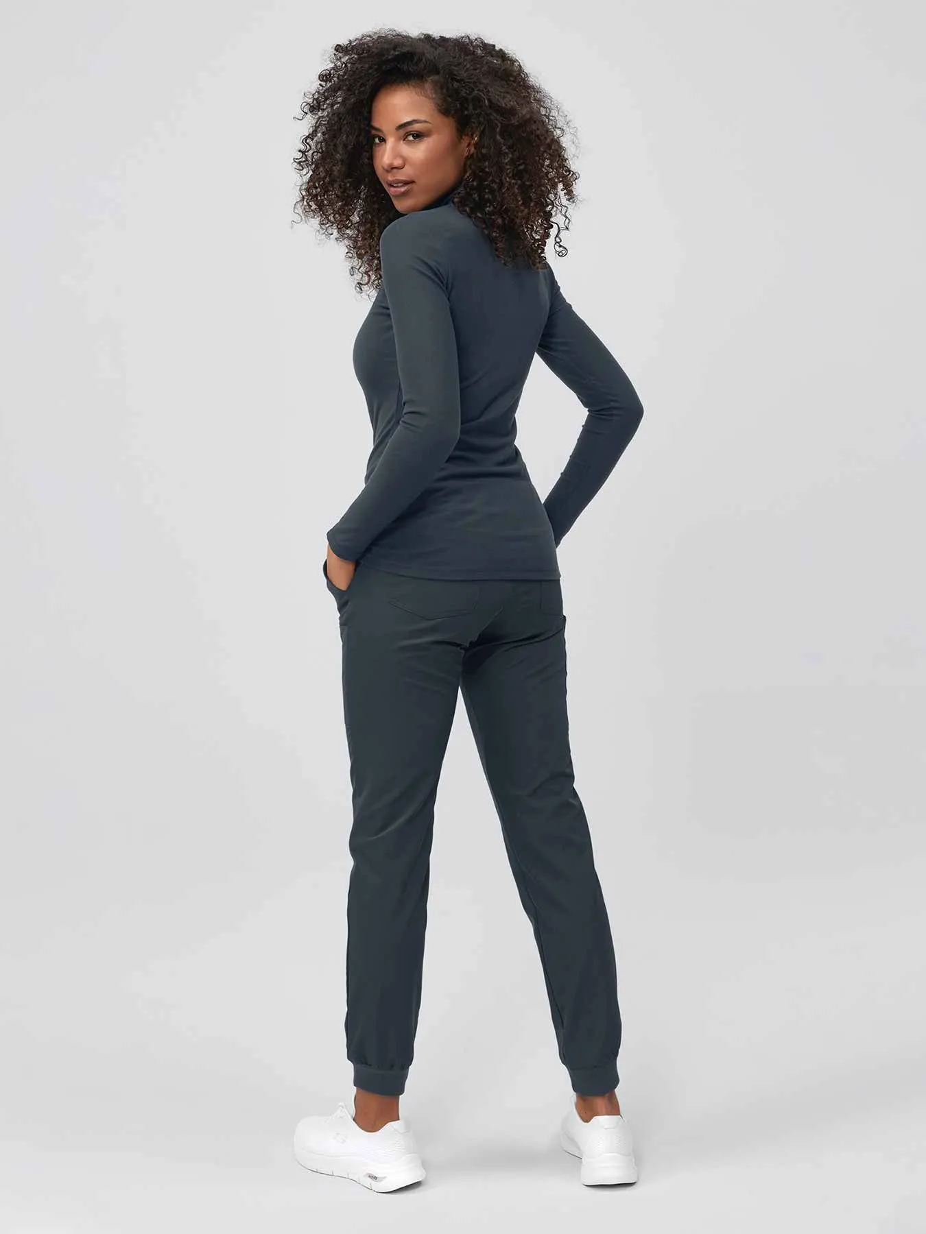 Pantalon femme à extension active – ourlets élastiques