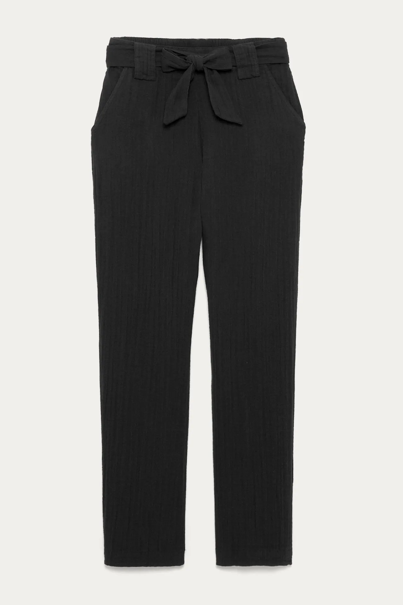 Pantalon gaze de coton Femme - Noir