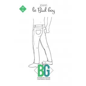 Patron Jeans Homme Les BG - Le Bad boy