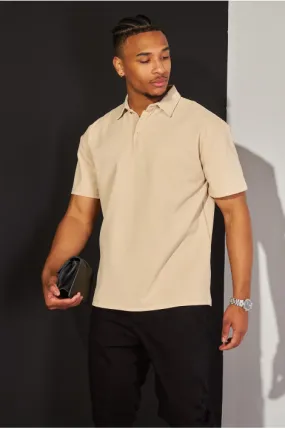 Polo basic beige