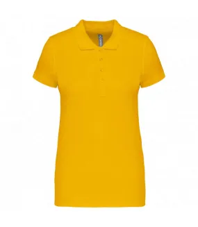 Polo femme jaune Kariban