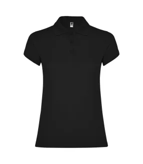 Polo star femme noir Roly