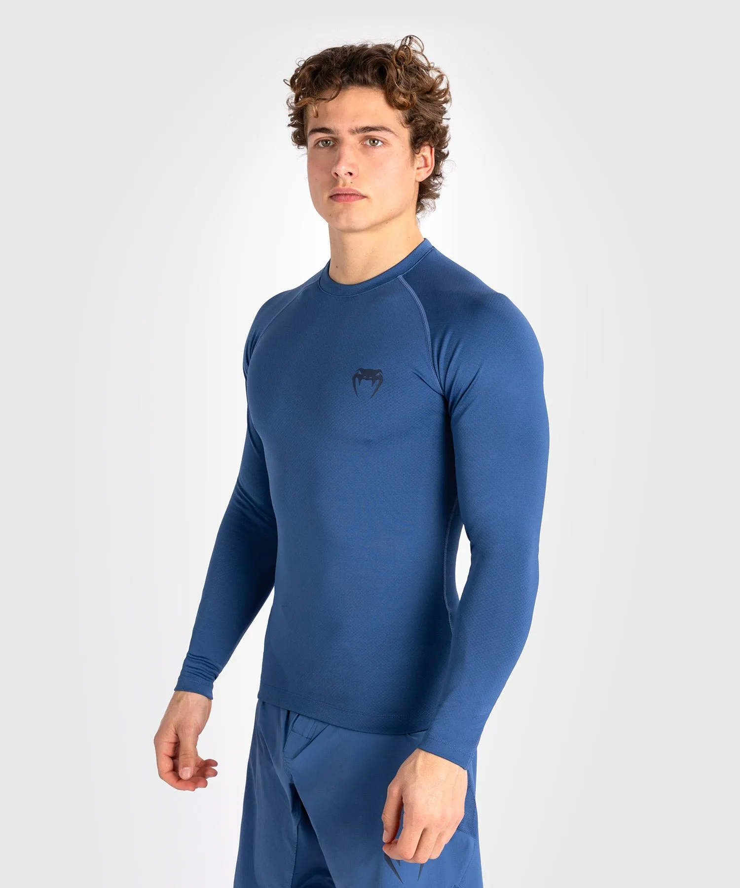 Rashguard à manches longues pour hommes Venum Contender - Bleu