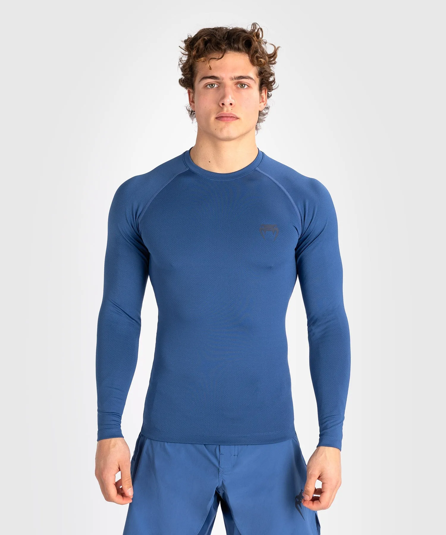 Rashguard à manches longues pour hommes Venum Contender - Bleu